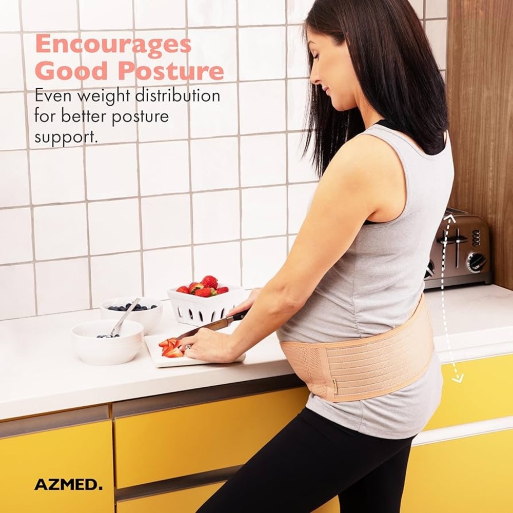 AZMED Maternity Support Belly Band - Picture 9 of 9